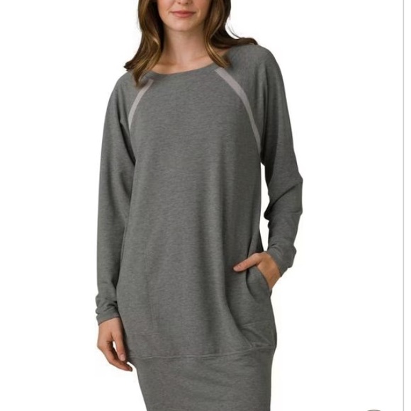 (A4C) prAna Rosie Dress Color: Ashy Grey, Size Small, NWT - Picture 2 of 11